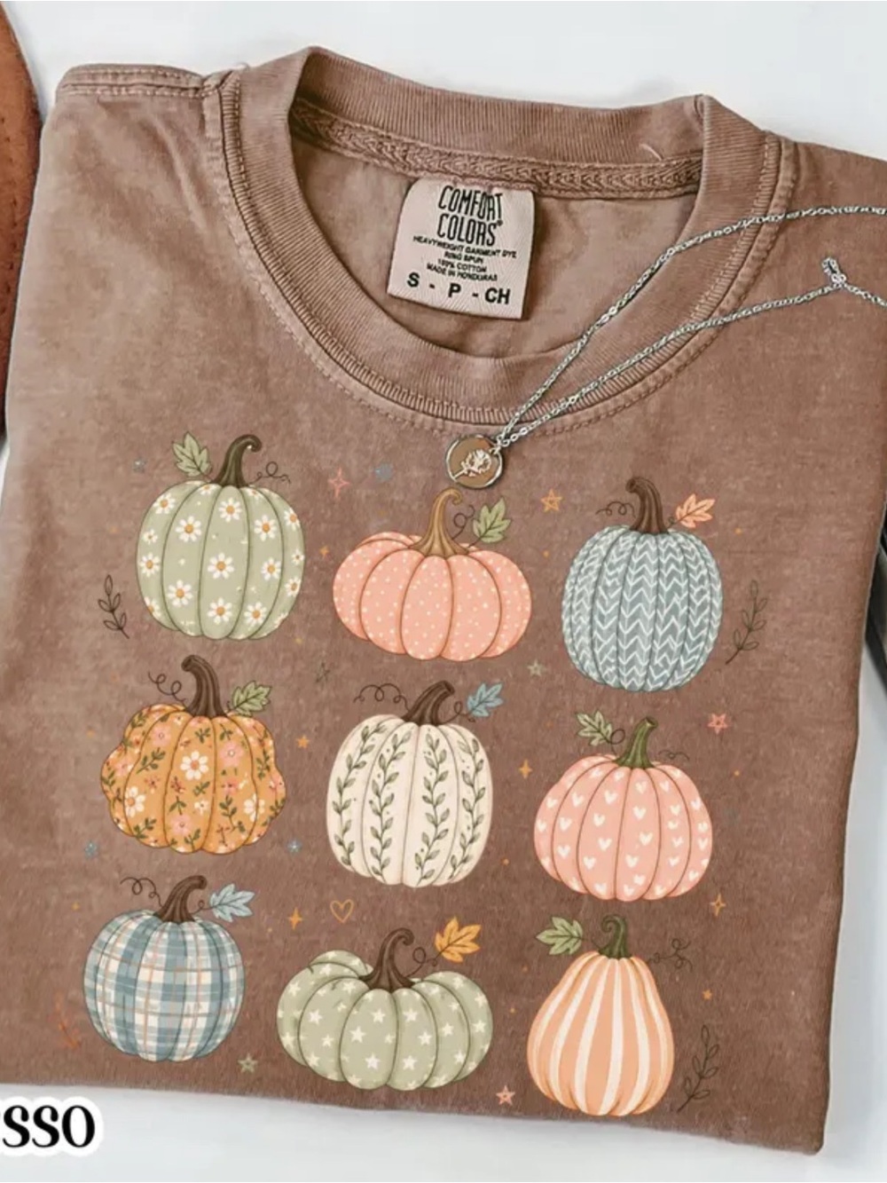 Comfort Colors Espresso Pumpkin Patch Graphic Tee